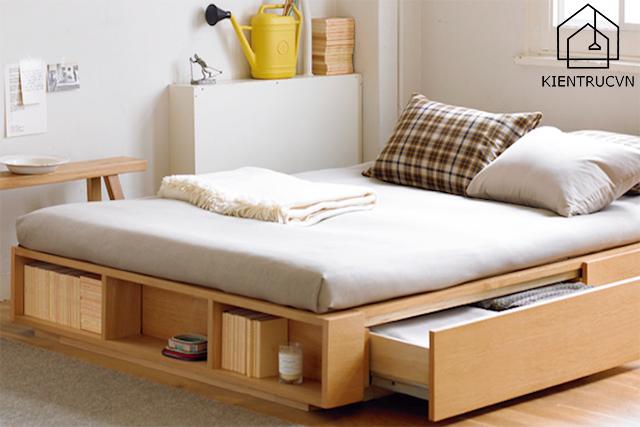 Chiếc giường nhỏ xinh thiết kế đa năng