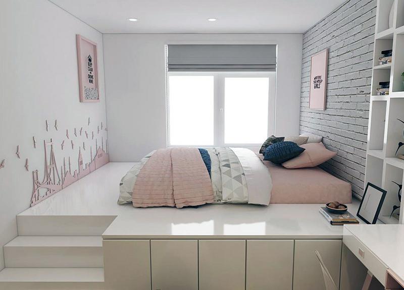 Gợi ý 20 mẫu decor phòng ngủ nhỏ cute cực đẹp cho nữ tham khảo 