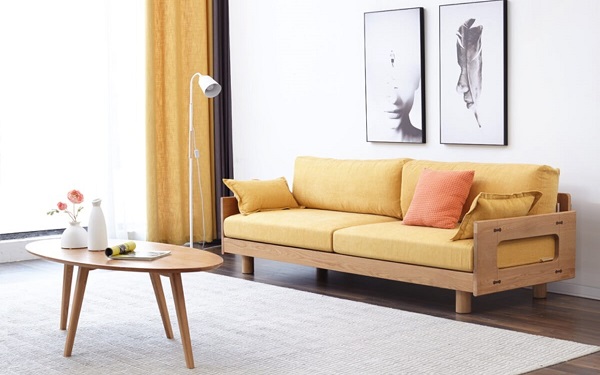 Mẫu sofa văng gỗ đẹp, hiện đại